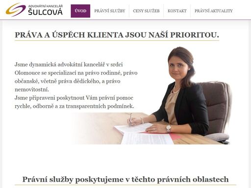práva a úspěch klienta jsou naší prioritou. specializujeme se na právo rodinné a dědické, právo občanské, právo nemovitostní a závazkové. volejte 724 247 698