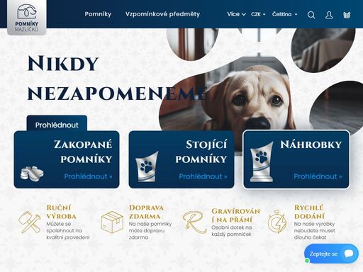 zvířecí pomník pro psa – náhrobek, hrob - pomník pro psa, pejska, psy, pomník pro domácí mazlíčky, kočky - zvířata. gravírovaný text