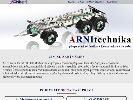 vývoj a výroba nástaveb pro automobily, vozíky a přívěsy.