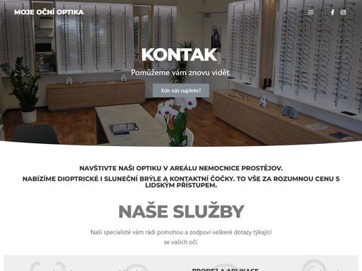 nabízíme kvalitní brýle a čočky za nejnižší ceny ve městě. nechte si změřit zrak našim specialistou. najdete nás v areálu nemocnice prostějov.