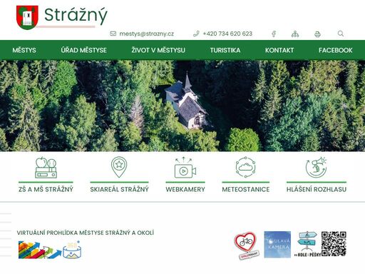 oficiální stránky městysu strážný
