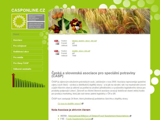 česká asociace pro speciální potraviny