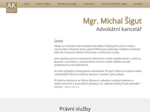 advokátní kancelář zabývající se generální praxí. poskytujeme právní služby v oblasti občanského, trestního, korporátního, insolvenčního, rodinného a pracovního práva.