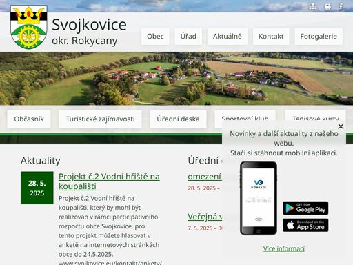 oficiální stránky obce