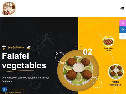 nejlepší kebab v ostravě, sokolská tř. 371/114702 00 moravská ostrava a přívoz,vítám vás ve svém skromném bistru ali kebab ostrava centrum. nacházíme se na křižovatce sokolské třídy s ulicí muglinovskou, tedy necelý kilometr od hlavního nádraží. náš kebab vyrábíme výhradně z čerstvého masa a zeleniny. studentům a členům integrovaného záchranného systému u nás mají vše s 10% (deseti procentní) slevou. tak neváhejte a navštivte ochutnat náš nejlepší kebab!