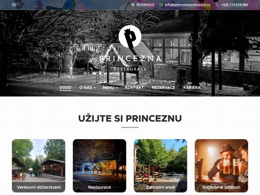 v restauraci princezna si můžete užít pohodový den v klidném prostředí uprostřed přírody a s moravskou kuchyní. proč k nám zavítat?