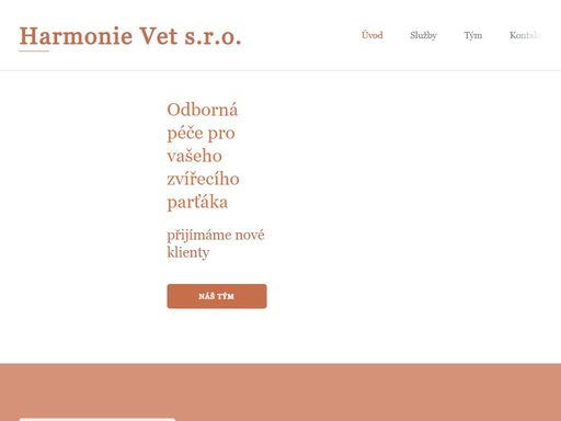 odborná péče pro vašeho zvířecího parťáka