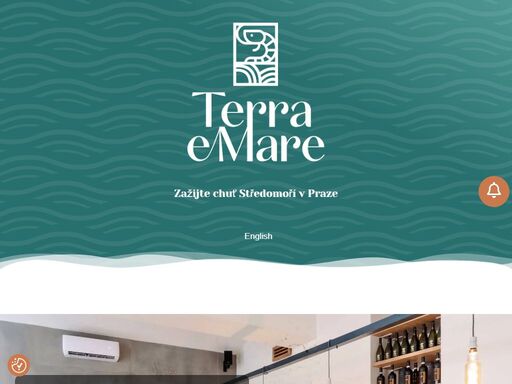 v terra e mare si můžete vychutnat autentické italské chutě připravené z čerstvých surovin, jen pár kroků od národního divadla.