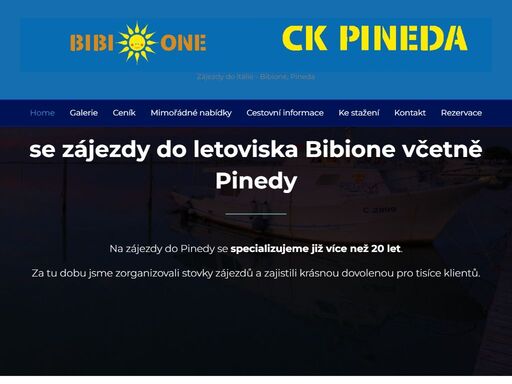 již více než 20 let se specializujeme na zájezdy do itálie do oblastí bibione a pineda. díky zkušenostem dokážeme nabídnout výjimečné ceny a skvělý servis.