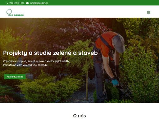 kompletní služby v oblasti zahrad.