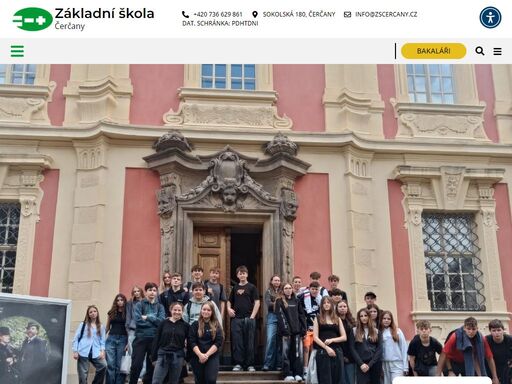 oficiální webové stránky zš čerčany, okr. benešov.