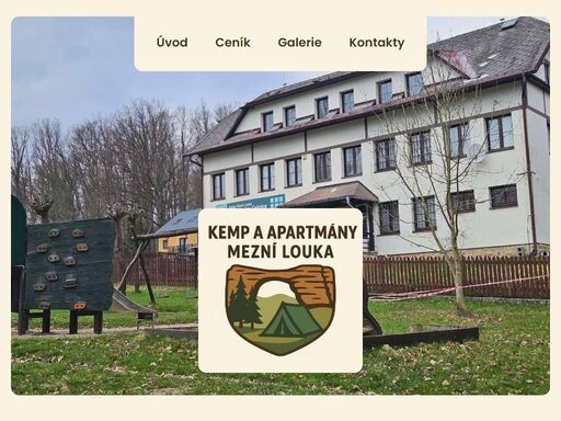 kemp a apartmány mezní louka