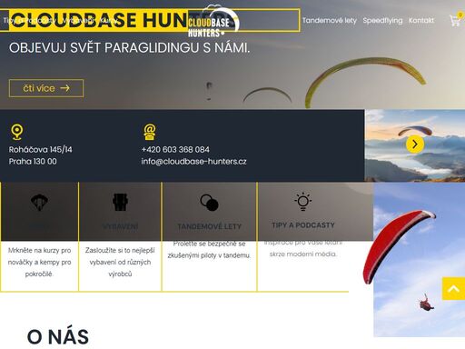 pomáháme pilotům s kvalitním a bezpečným vybavením. prostřednictvím podcastů inspirujeme celou komunitu. nabízíme kurzy pro nováčky i zprostředkování tandemových letů pro nadšenou veřejnost. paragliding je nejrychlejší cestou do vzduchu, my jsme nejrychlejší cestou k paraglidingu.