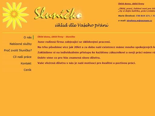 úklid domu, úklid firmy - sluníčko - úklid domu , domácností a firem, úklid dle vašeho přání. pravidelný úklid, komplexní úklid, úklid vaší zahrady.
