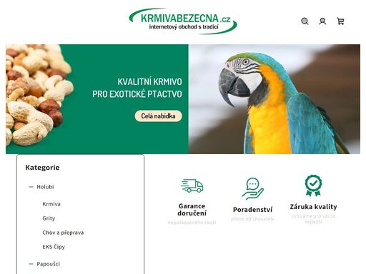 #krmiva bezecná#. #krmiva bezecná už 18 let vyrábí kvalitní krmiva pro holuby a exotické ptactvo. je prodejcem chovatelských potřeb a potravinových doplňků pro okrasné ptactvo.#