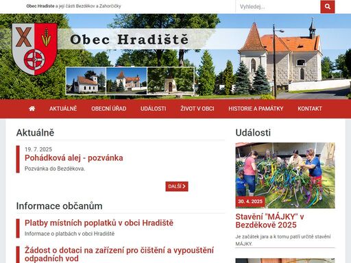 obec hradiste