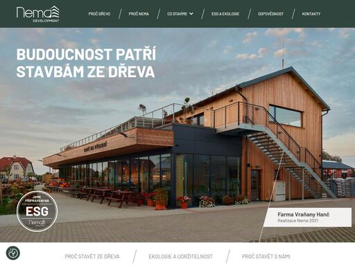 lídr ve výrobě a montáži dřevostaveb. specializace na budovy občanské vybavenosti. maximální technická podpora. výroba s přesností na 1 mm.