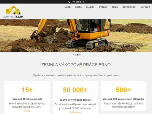 provádíme zemní a výkopové práce pomocí pásového minibagru cat 301.8c v brně a okolí do 50 km - františek kadlec, horníkova 8, brno, tel. +420 777 519 513.