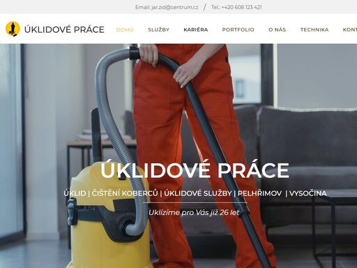 specializujeme se na úklid, čištění koberců a mytí oken. vše provádíme v pelhřimově a v praze.
