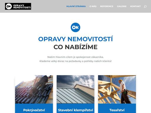 opravy nemovitostí chomutov, jirkov a okolí