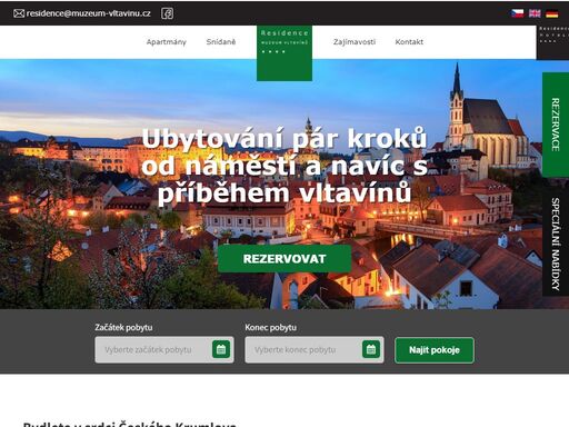 komfortní ubytování v českém krumlově. vyměňte home office za hotel office v luxusním apartmánu s pohodlím jako doma.