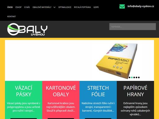 obalové a ochranné materiály vyškov