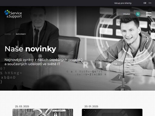 společnost service & support spol. s r. o. byla založena v roce 2003 s cílem poskytovat především služby a podporu při správě a rozvoji podnikových ict infrastruktur svých zákazníků.