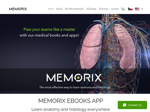 the most effective way to learn anatomy and histology is memorix anatomy and memorix histology.