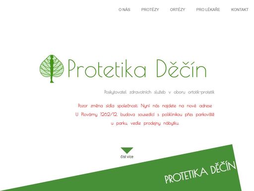 společnost protetika děčín s.r.o. 
vám představuje výrobky ortopedicko protetických pomůcek vyrobených a aplikovaných na našem pracovišti. 