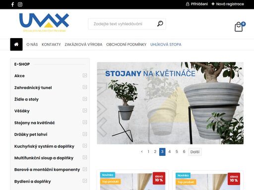 drátěný program pro kuchyně, koupelny a firmy od českého výrobce uvax s.r.o. 