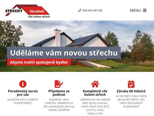 střechy a veškeré práce kolem nich. tesařství, pokrývačství a klempířství. dodávka, výroba a montáž dřevěných konstrukcí (nejen střešních).