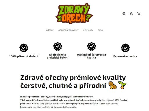 objevte chuť skutečně čerstvých ořechů a sušeného ovoce v ekologickém balení. ručně vybíraná kvalita, bez konzervantů. zdravé mlsání bez kompromisů.