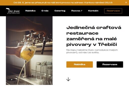 na čepu nabízíme 8 druhů piv z produkce malých pivovarů, od nás i ze světa. u nás si vychutnáte i skvělé jídlo z prvotřídních surovin.