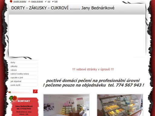 peču dorty a cukroví k různým příležitostem. nabízím vám širokou škálu dortů ať už dětských, svatebních, nebo dortů pro každou příležitost. vždy vám zaručím největší kvalitu a nepřekonatelnou chuť. při objednávání dortů využijte možnosti konzultovat svoje přání, ráda vám poradím s jednotlivými detaily. peču také pro bezlepkáře a fenylketonuriky. každý dort od nás je originál.