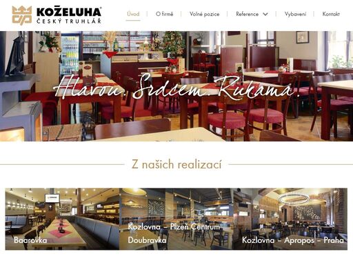 náš profesionální tým truhlářů, designérů, modelářů a restaurátorů realizuje všechny typy zakázek.