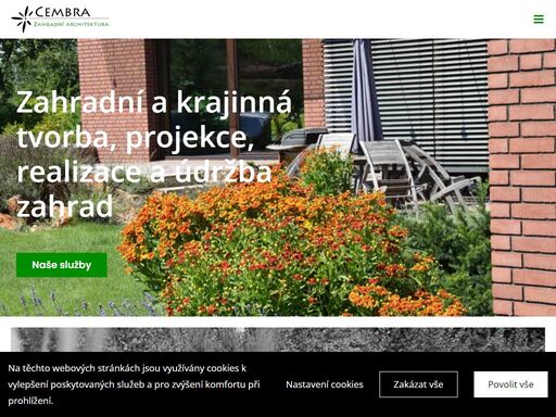 údržba, projekce a realizace zahrad. rez drevin, kácení stromu, automatické závlahové systémy, jezírka, asijské, a pod.