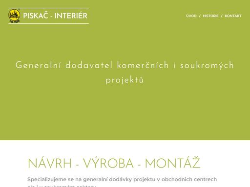 specializujeme se na generalní dodávky projektu v obchodnich centrech ale i v soukromém sektoru.