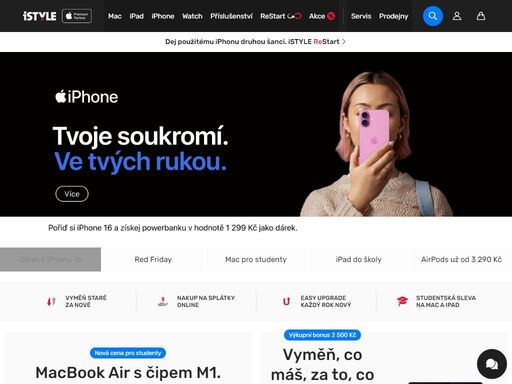 na apple produkty jsme experti. pro apple se chodí k nám. navštiv jednu z našich poboček nebo se podívej online. prvotřídní zákaznická péče je samozřejmostí.