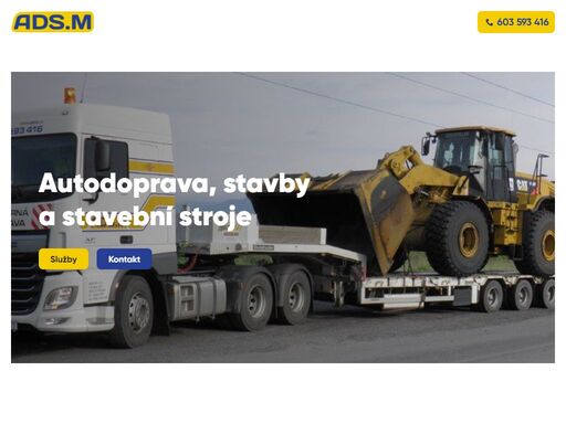 stavební a zemní práce na klíč, autodoprava včetně nadměrné přepravy. dále půjčujeme stroje i s obsluhou. sídlíme v mostě.