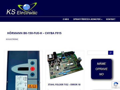 opravy elektroniky v automatizaci