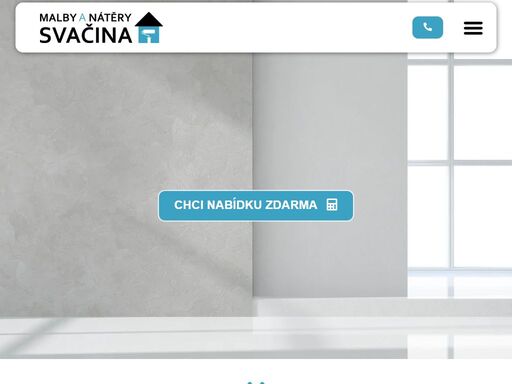 jsme malíři ze zlína a provádíme malířské a natěračské práce na rodinných domech, bytech nebo průmyslových objektech. nyní nabízíme dopravu zdarma v okolí zlína
