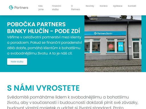 pobočka partners banky hlučín - pode zdí poskytuje nezávislé finanční poradenství a osobní finanční plánování. finanční poradce vám pomůže ve sjednání a kalkulaci hypotéky, pojištění nebo investic