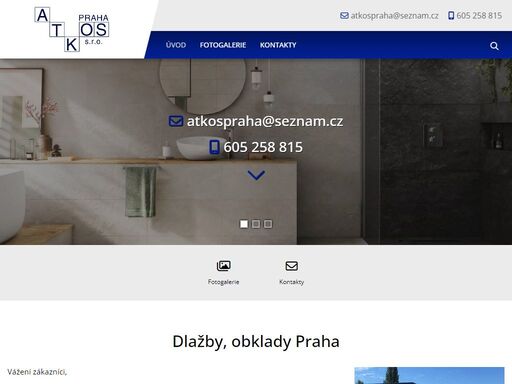 sanitárni technika, malta, lepidla, spárovací hmoty, nářadí pro obkladače, koupelnový nábytek praha, atkos praha, spol. s r. o.