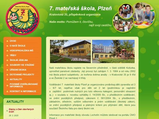 7. mateřská škola, plzeň