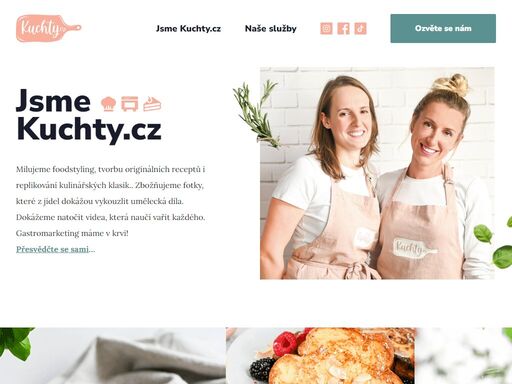 foto, focení jídla, foodphoto, video, videorecepty, reels, foodstyling, food, recepty, sestavení receptu, originální recepty, kvalitní recepty, tvorba receptu, gastro, gastromarketing, teambulding, kurzy, kurzy vaření, pronájem prostor, studio, kuchyňské studio, kuchty kuchty.cz přináší novou dimenzi pojetí gastromarketingu. od profi fotek, přes reels a videorecepty až k sestavování originálních receptů na míru.