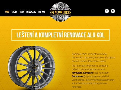 renovujeme hliníková kola, leštíme alu disky včetně kompletních oprav i lakování. renovace alu kol teplice a severní čechy.