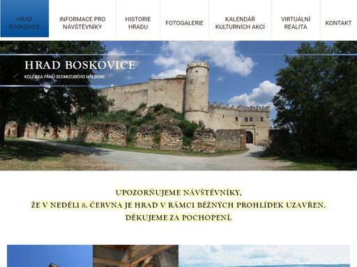 hrad boskovice