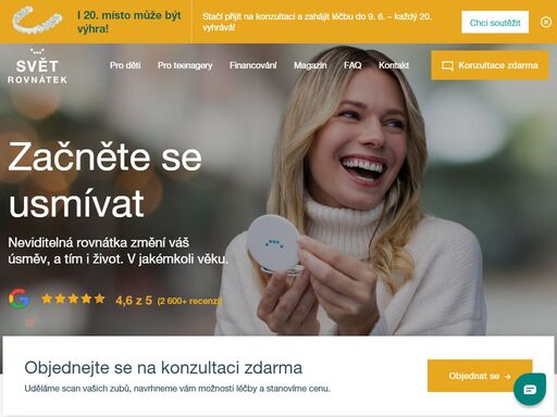 konzultace včetně 3d vizualizace zdarma! neviditelná rovnátka změní váš úsměv, a tím i život. v jakémkoli věku. bezchybný úsměv nemusí být jen nedosažitelným snem!