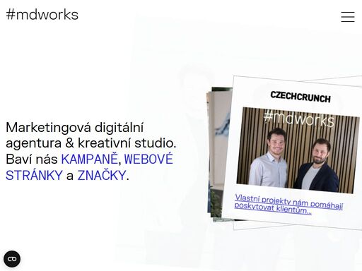 marketingová digitální agentura praha | #mdworks | přicházíme s novými nápady, kreativním řešením a měřitelnými výsledky. pomáháme firmám růst