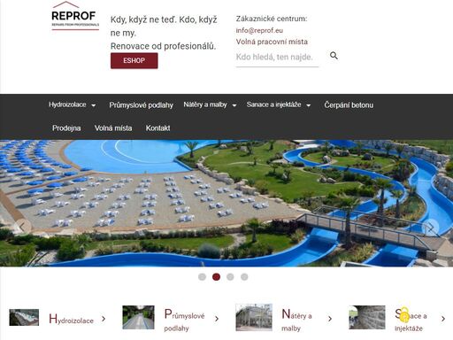 hydroizolace, ochranné nátěry a sanace - profesionální hydroizolační a sanační systémy. výhradní dovozce maris polymers.